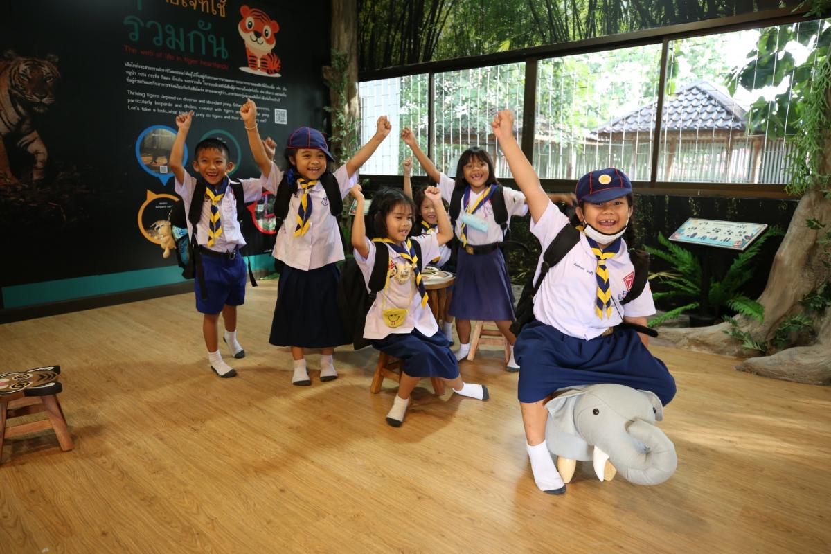Students in the Tiger Learning Center
